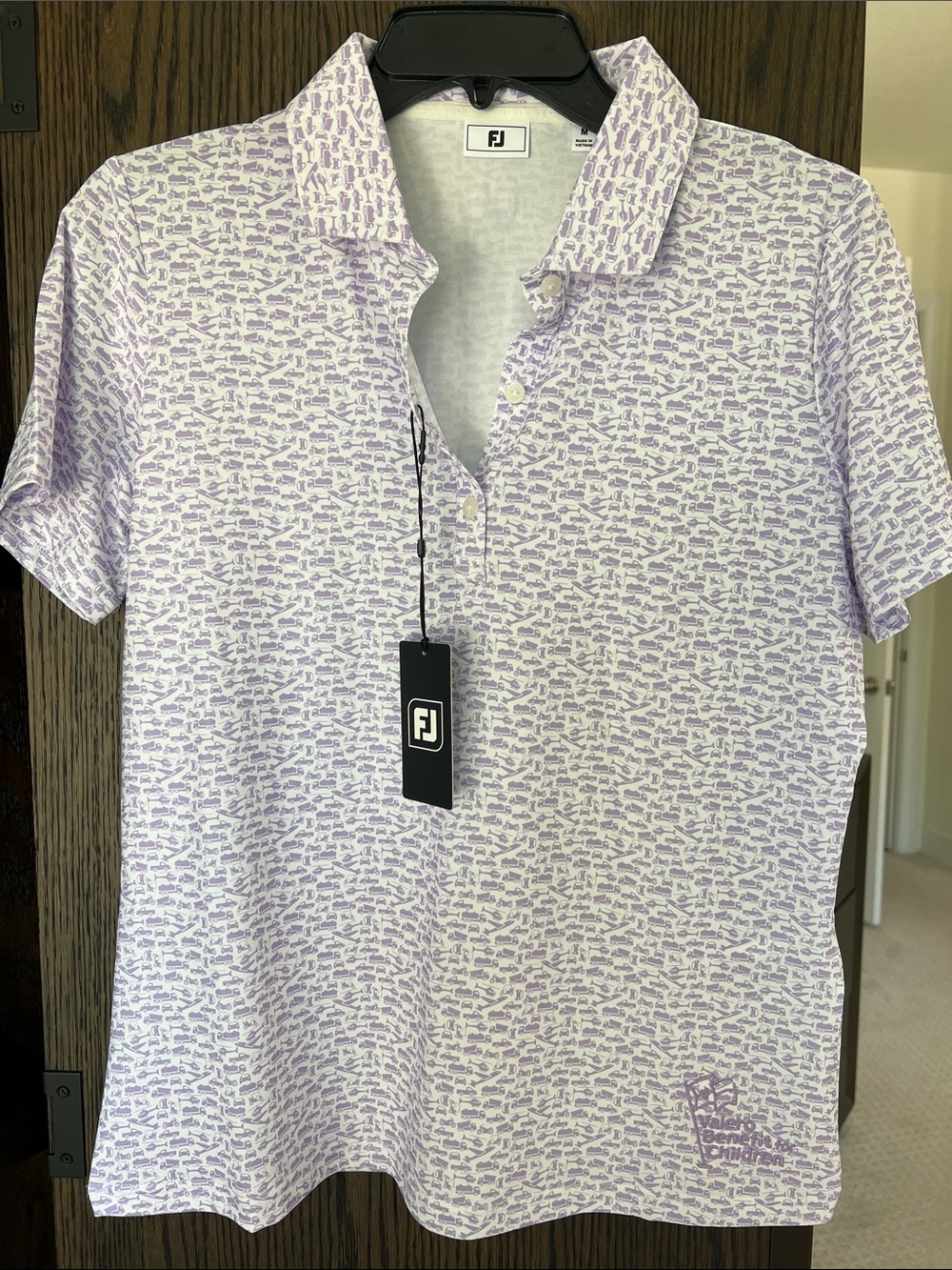 FootJoy Lavender Micro-Print Women’s Polo